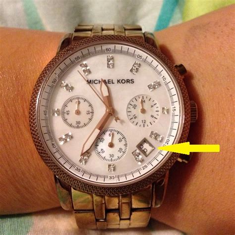 real vs fake mk watch|michael kors watch mk.